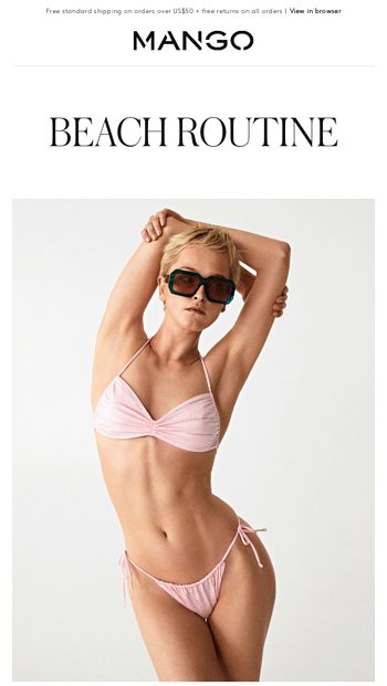 Bikinis and towels time to renew them