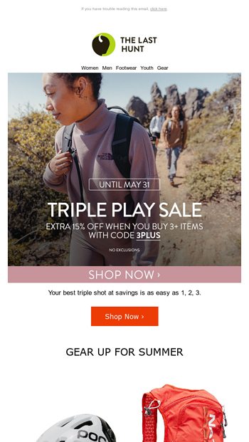 Triple Play Sale