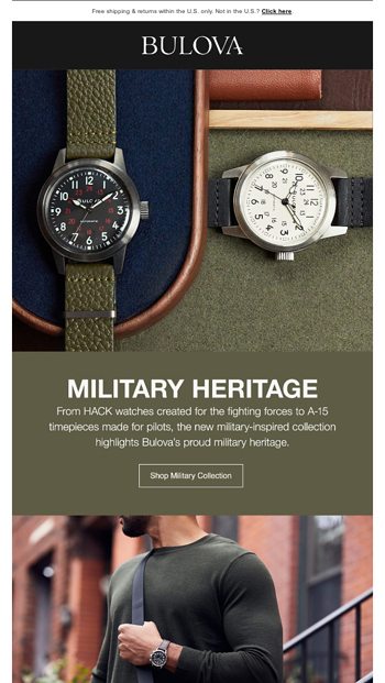 Inspired by Bulovas Military Heritage