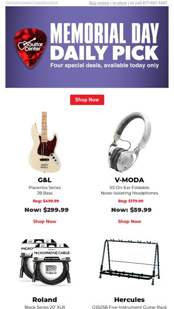 Daily Pick  Guitar Center