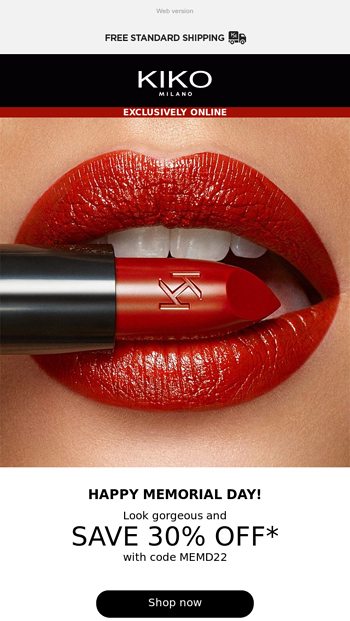 Perfected, colored and voluminous lips in just one step - KIKO MILANO Email  Archive