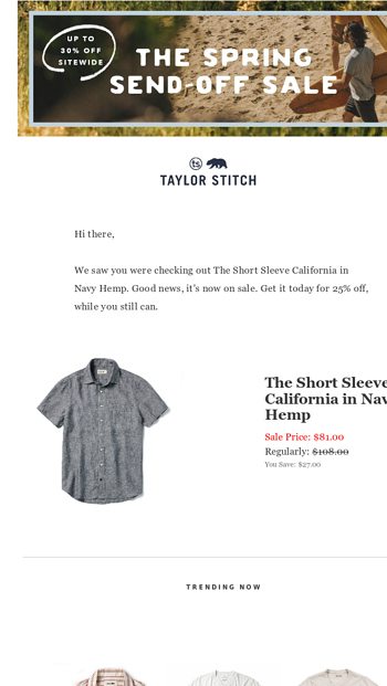   Heads Up Theres A Discount At Taylor Stitch