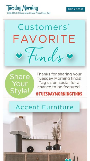 YOUR FAVORITE FINDS