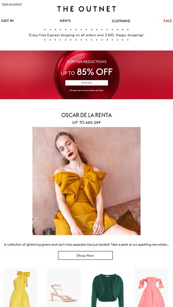 THE OUTNET Email Newsletters