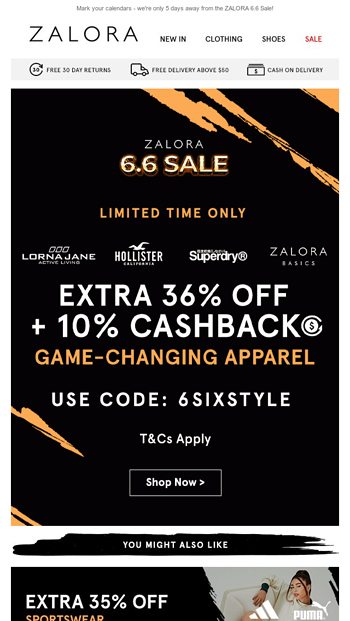 ZALORA Email Newsletters