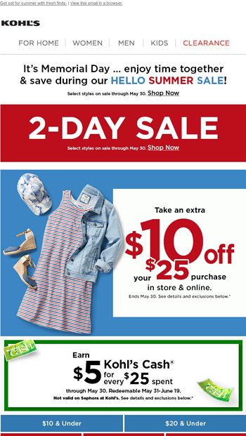 Kohls - Latest Emails, Sales & Deals