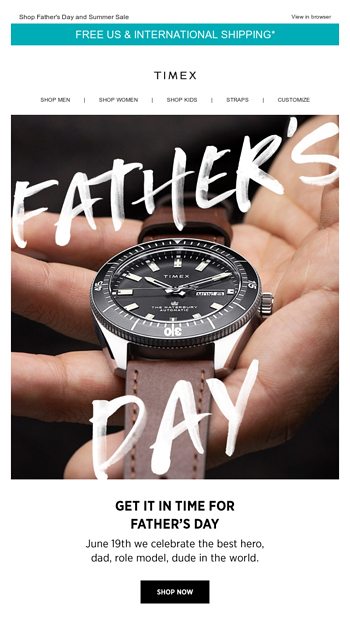 Get a gift for Dad  20 Off