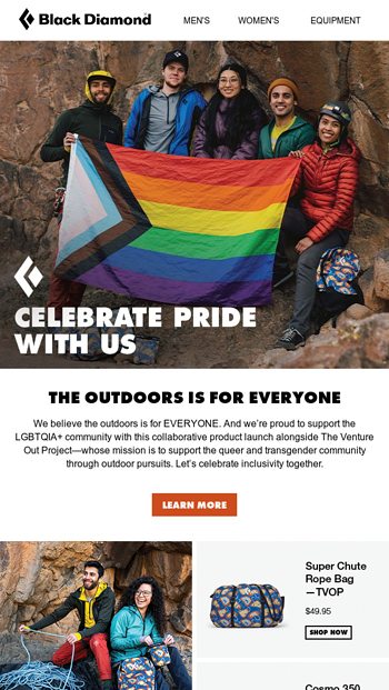 Celebrate PRIDE with Black Diamond