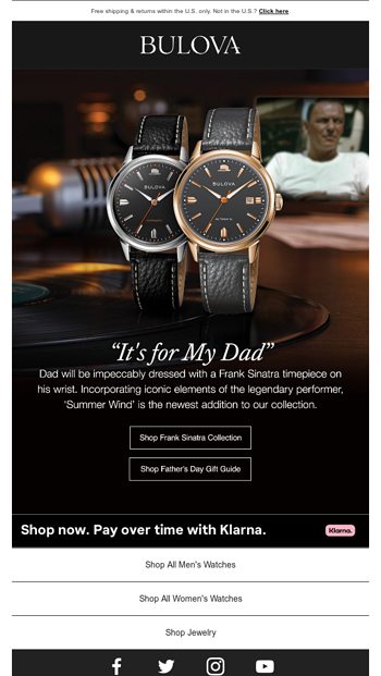 Frank Sinatra Summer Wind Just in Time for Fatherrsquos Day