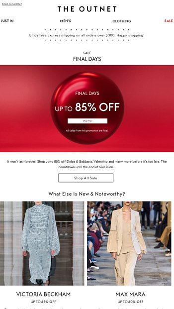 Presenting the Best of GANNI capsule - THE OUTNET Email Archive