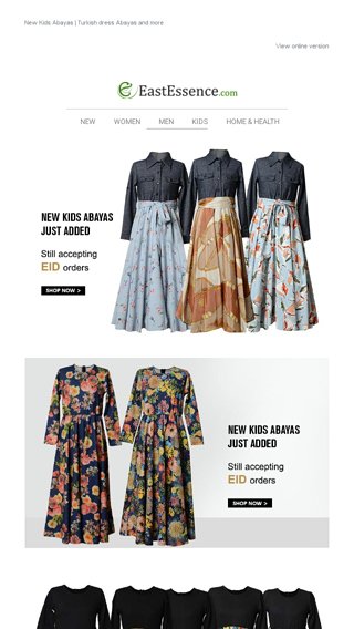 Four more days left  Introducing Girls Turkish dresses and Abayas for your little Princess
