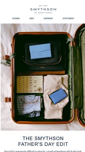 The Smythson Fathers Day Edit  Enjoy Complimentary Personalisation