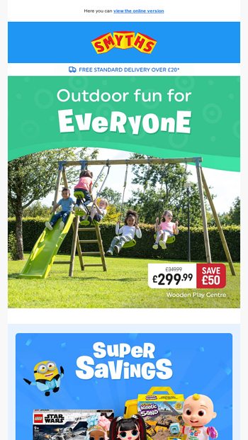 Smyths toys superstores let's play deals outdoors