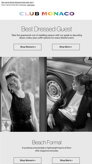 Be the bestdressed guest