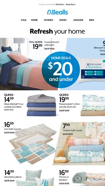 Combine & Save: Extra 15% Off + $10 Off  Free Shipping - Bealls Florida  Email Archive
