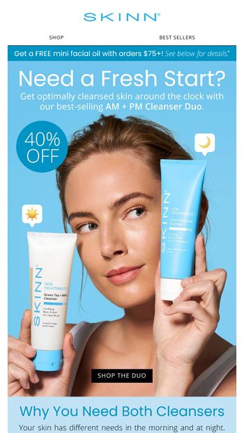 40 Off BestSelling Cleansers