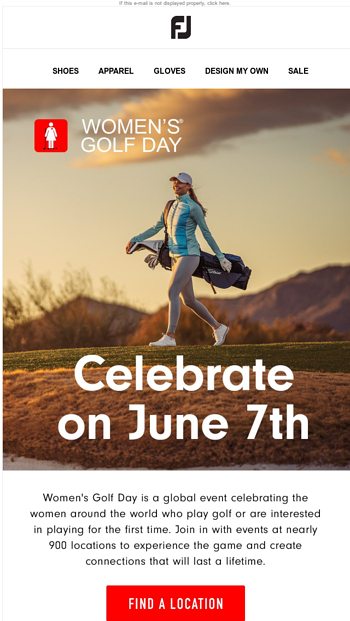 Womens Golf Day is June 7th