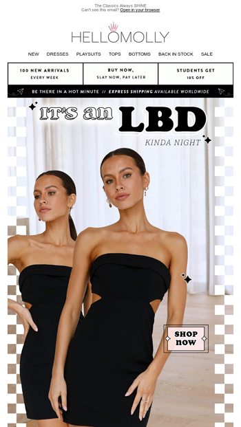 Its An LBD Kinda Night
