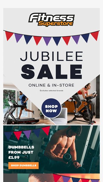 Our Jubilee sale is still on