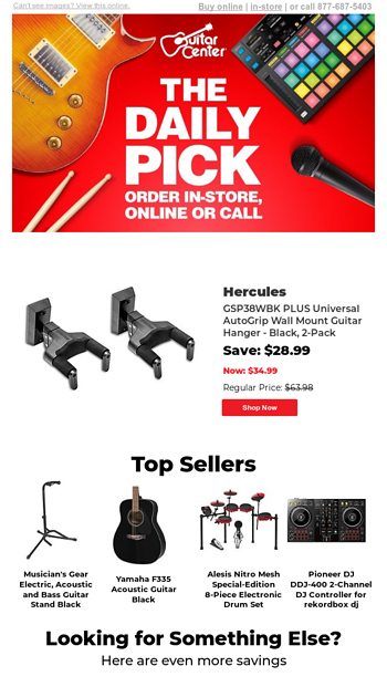 Daily Pick  Guitar Center