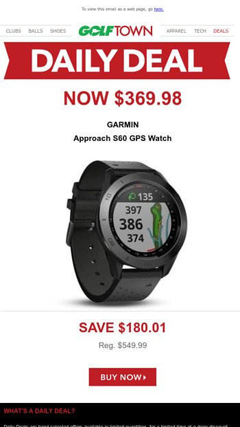 Golf sale town garmin