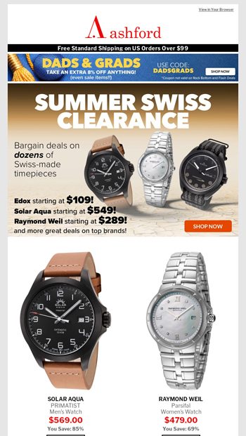 Take an extra 40 off all Tissot watches Ashford Email Archive