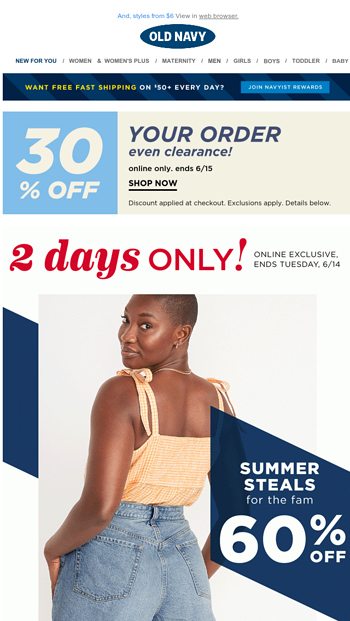 $5 LEGGINGS - Old Navy Email Archive