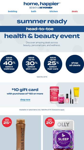 Up To 40% OFF—Health & Beauty Event! Shop Wellness 😴, Skin Care 🧴 ...