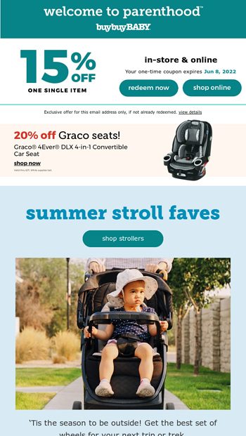 Buy buy shop baby stroller coupon