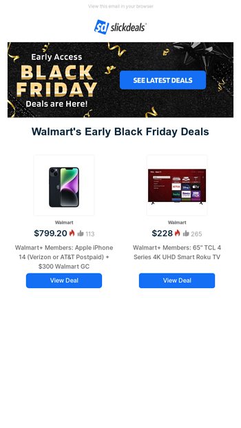 Early Black Friday Deals From Walmart, Target, & Best Buy - Slickdeals ...