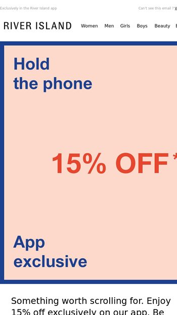 Act fast