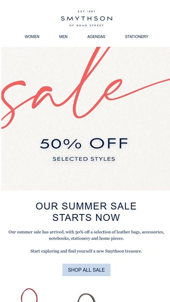 Our Summer Sale Starts Now