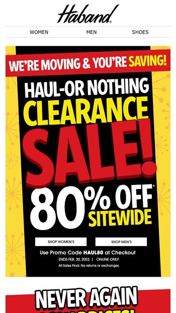 1 URGENT Reminder Extra Sitewide Clearance Savings