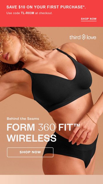Form 360 Fit™ Wireless Bra  Wireless bra, Thirdlove, Bra