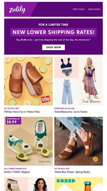 Zulily sandals online sale