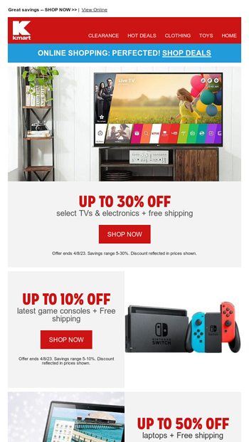 Kmart Email Newsletters