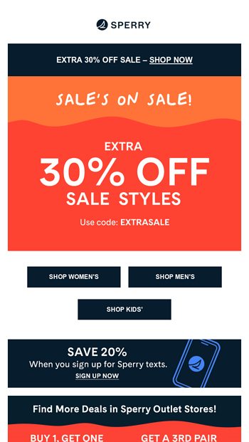 Sperry Email Newsletters