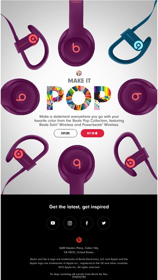 beats by dre pop collection