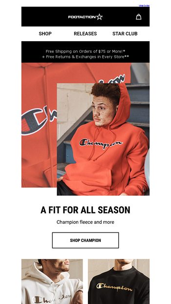 champion hoodie footaction