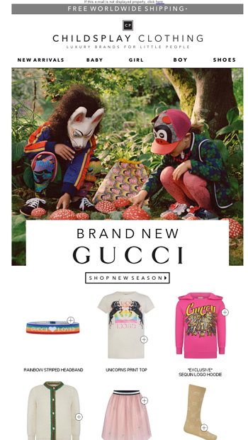 childsplay clothing gucci
