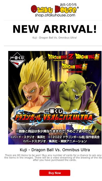  New Arrival Dragon Ball Vs