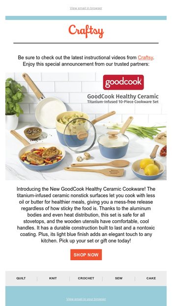 Better Looking Better Cooking Pans