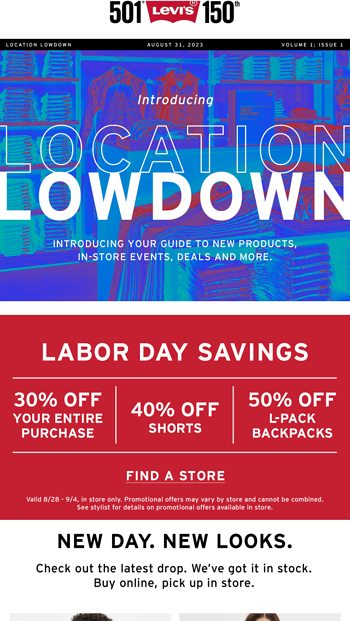 Levis labor day sale online