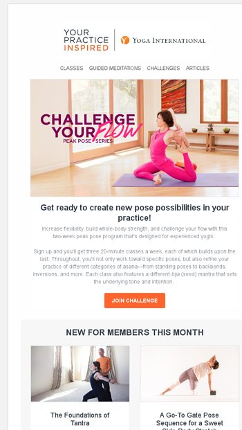 February Newsletter Challenge Your Flow With Sianna Sherman Yoga International Email Archive