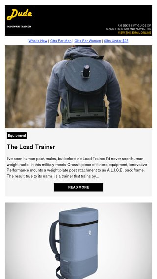 The Load Trainer - Dude I Want That Email Archive