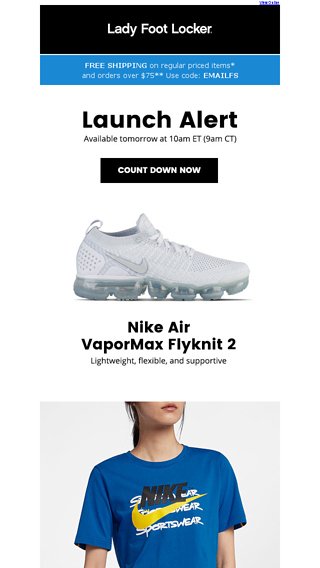 vapormax lady foot locker