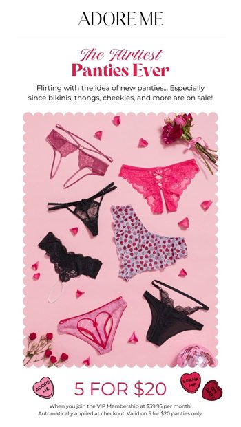 PANTIES ARE ON SALE 