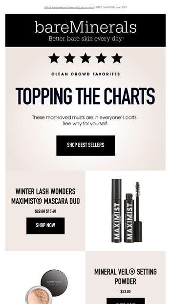 Clean beauty curated just for you