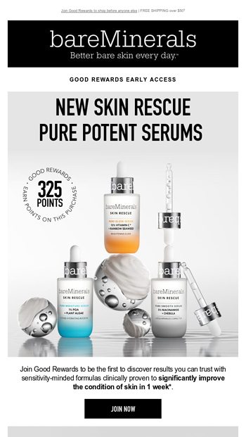Donrsquot miss VIP Early Access to NEW Skin Rescue Serums