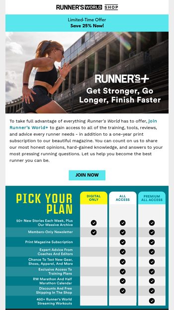 Save 25 When You Join Today